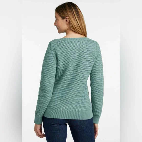 L.L. Bean Basketweave Boatneck Sweater - Picture 10 of 10